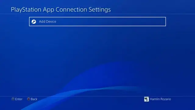 Tap Add Device