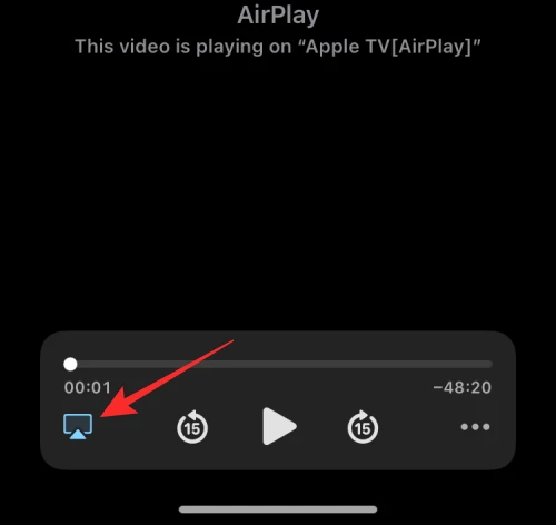 Apple TV app AirPlay