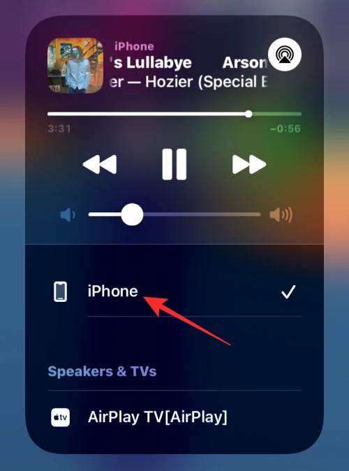 Turn off AirPlay using Lock screen