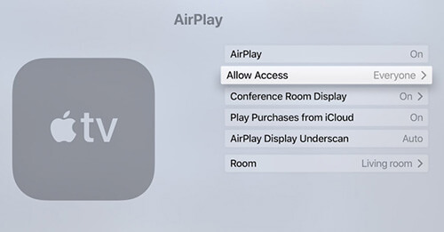 Check AirPlay is Enabled on Apple TV