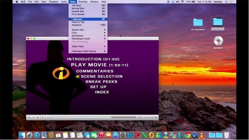 Select Video to Fullscreen