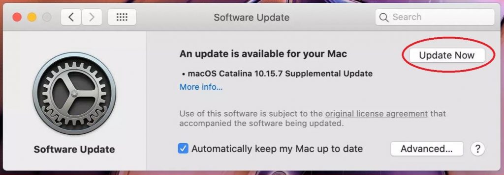Update Mac to the latest software version