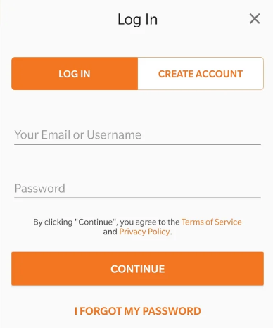 Log in to your Crunchyroll account