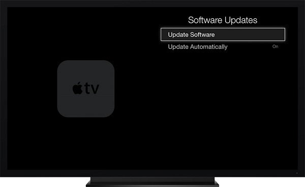 Update your Apple TV to fix AirPlay Only Playing Audio