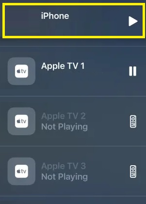 Select iPhone to hide playback controls on iPhone lock screen