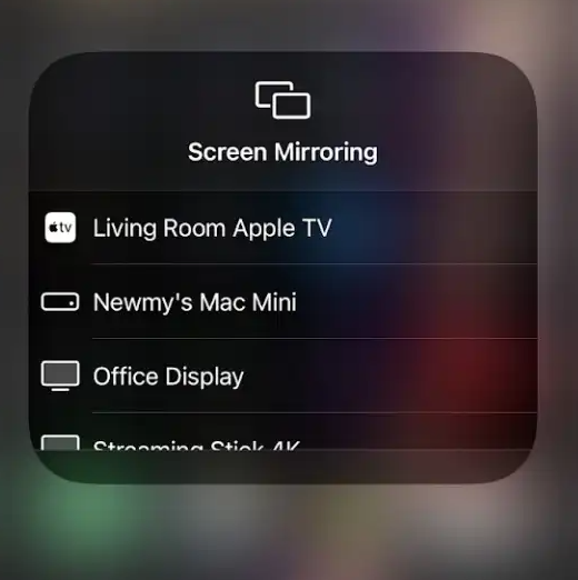 Select your TV to AirPlay Google Chrome