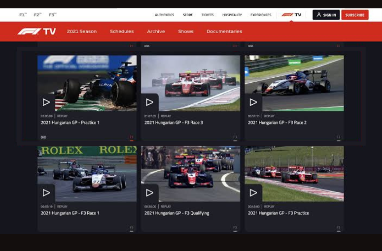 F1 TV AirPlay