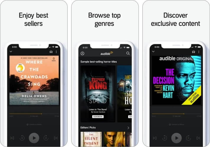 Launch Audible on your iPhone