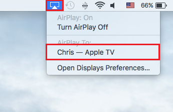 Click the AirPlay icon to AirPlay Golden Globe Awards