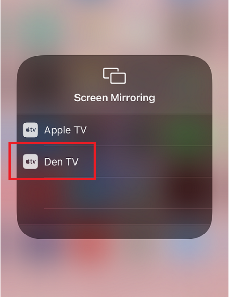 Select your TV to AirPlay Super Bowl