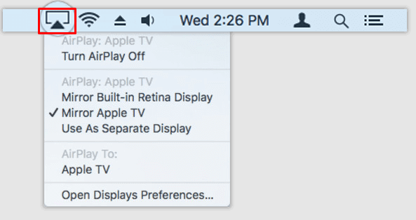 Click the AirPlay icon to add Onkyo Receiver