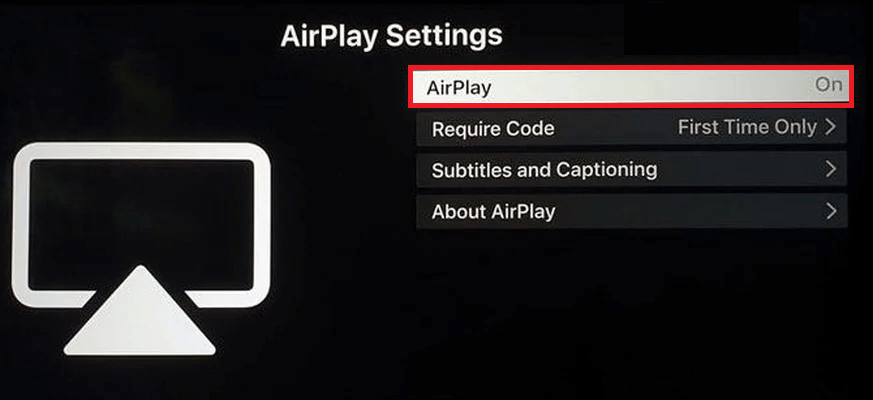 Turn On AirPlay