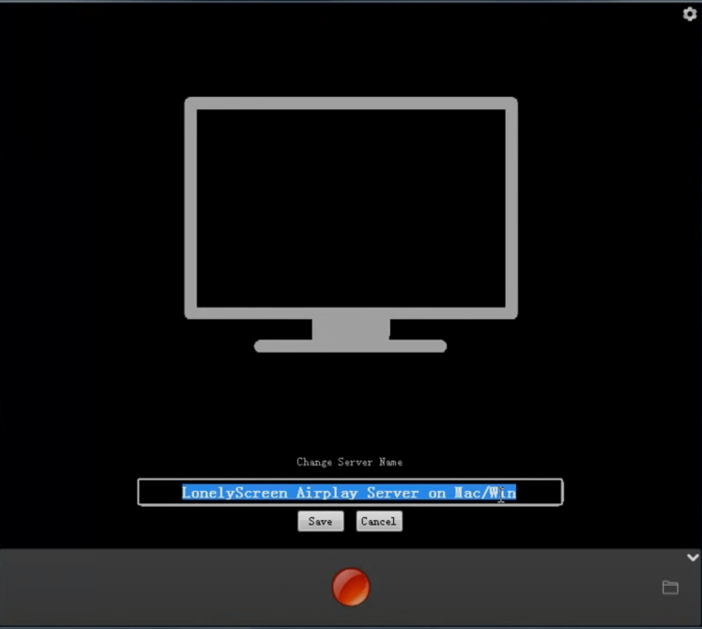 AirPlay LonelyScreen - Change Server name
