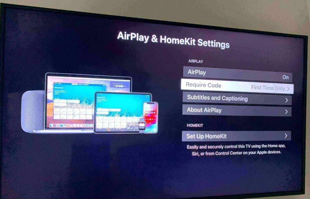 Airplay YouTube TV from Apple devices - Turn on Airplay