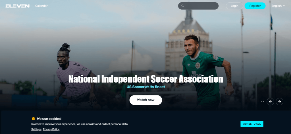 Eleven Sports website