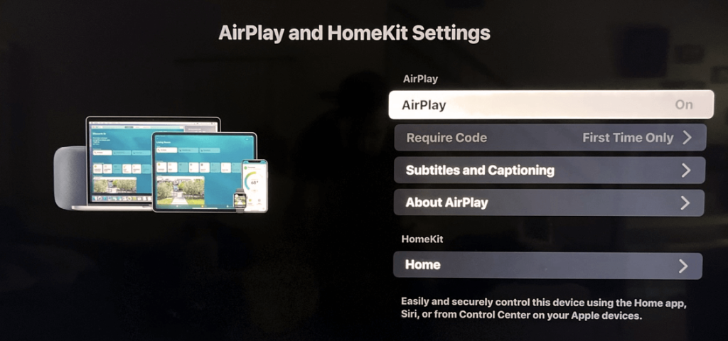 Enable AirPlay