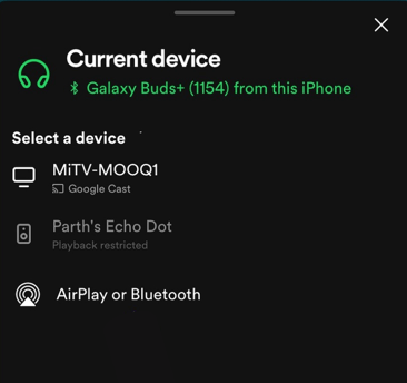AirPlay feature