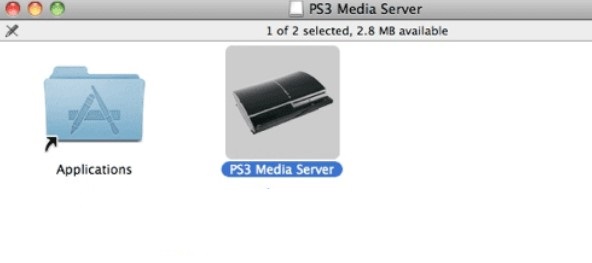 Move PS3 Media Server to Applications