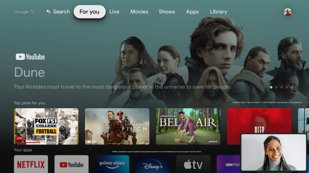 Google TV OS