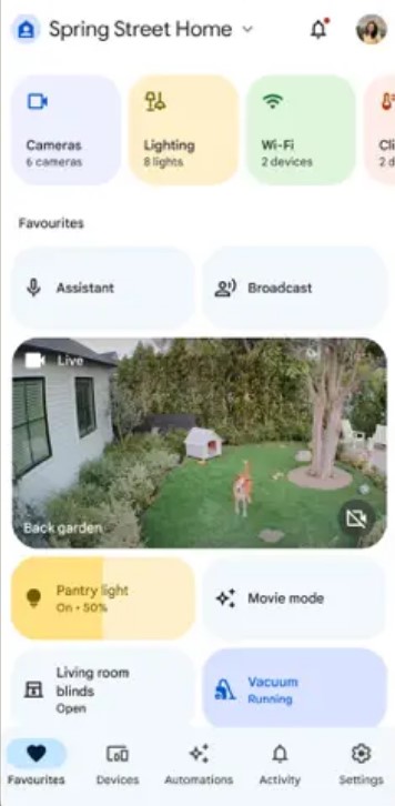 Google Home app