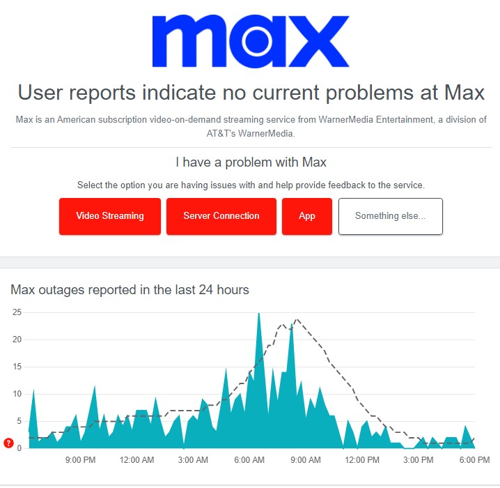 HBO Max server