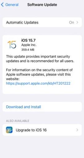 Update iOS