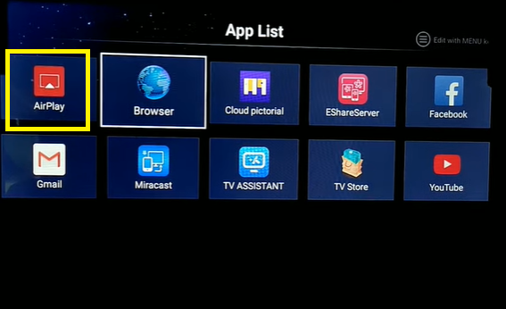 AirPlay Akai Android TV