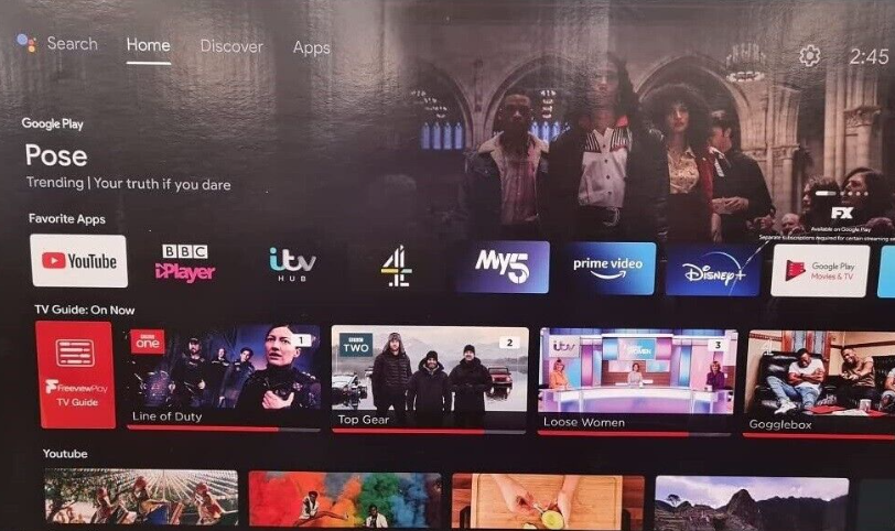 Go to Apps section on Digihome Android TV