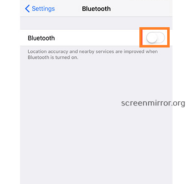 How to improve screen mirroring quality by turning off bluetooth on iPhone