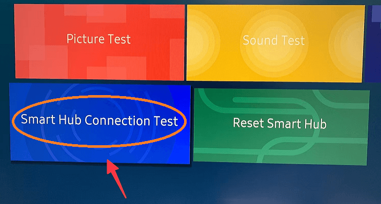 Restart network connection on TV