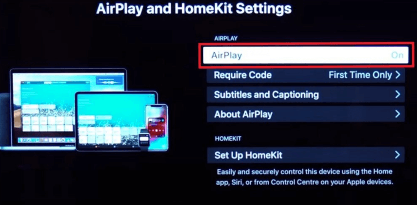 Enable AirPlay on Google TV