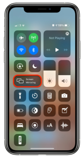 select Screen Mirroring option