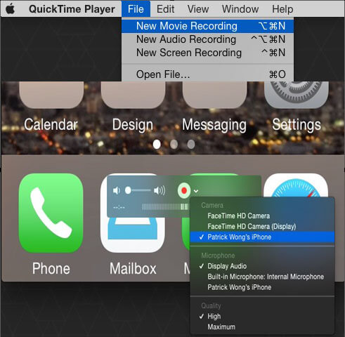 Screen Mirror iPhone to Mac Without Wireless Network