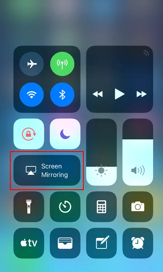 Tap Screen Mirroring