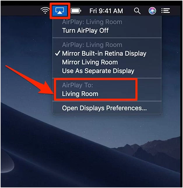 AirPlay Soap2day on Apple TV - Tap AirPlay in the Menu bar